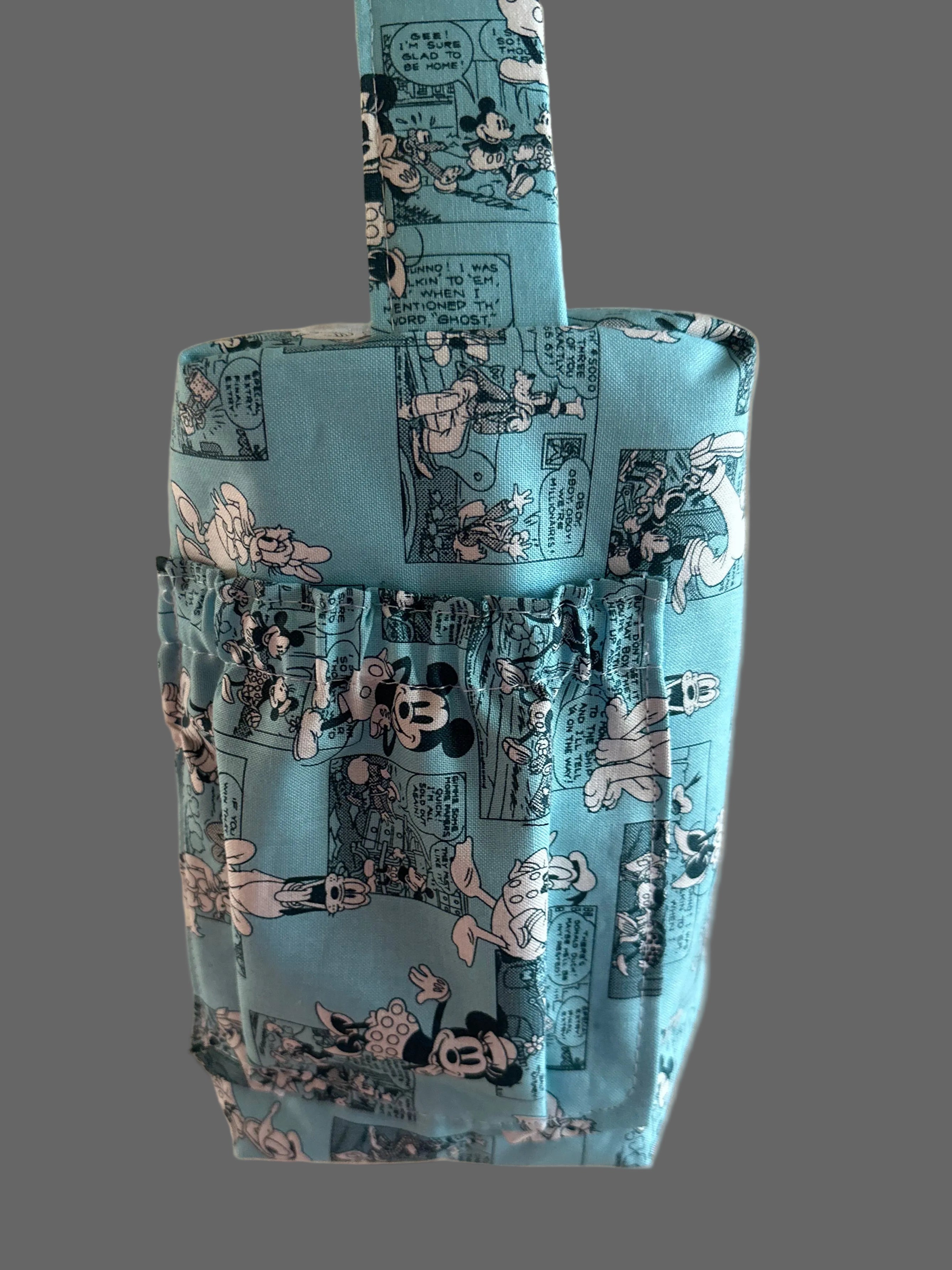 Mickey mouse wiper bag with bottle holder
